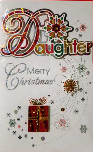 Picture of DAUGHTER CHRISTMAS CARD